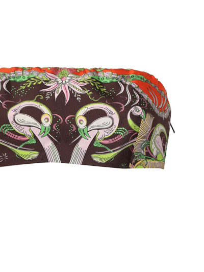 Shop Emilio Pucci Silk Top With Nairobi Print In Multicolor
