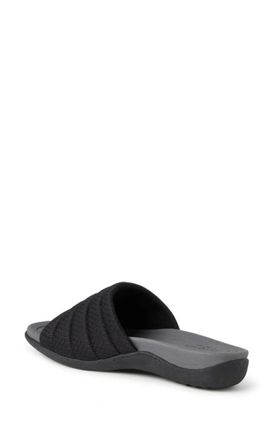Shop Original Comfort By Dearfoams Emma Low Foam Slide Sandal In Black