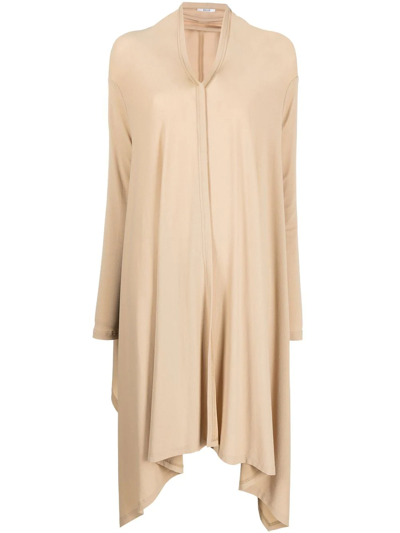 Shop Wolford The Wrap Cardigan In Neutrals