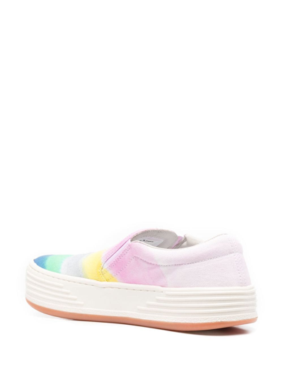 Shop Palm Angels Snow Slip-on Sneakers In Pink