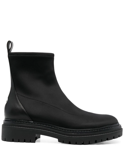 Michael Michael Kors Comet Lug-sole Boots In Black