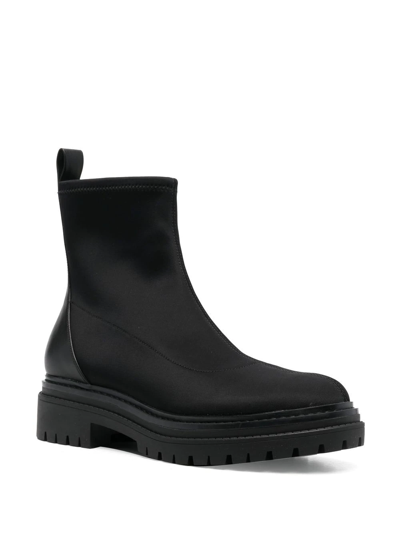 Michael Michael Kors Comet Lug-sole Boots In Black