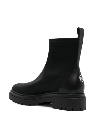 Michael Michael Kors Comet Lug-sole Boots In Black