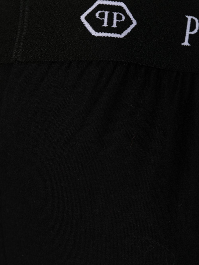 Philipp Plein Tm Graphic-print Boxers In Black