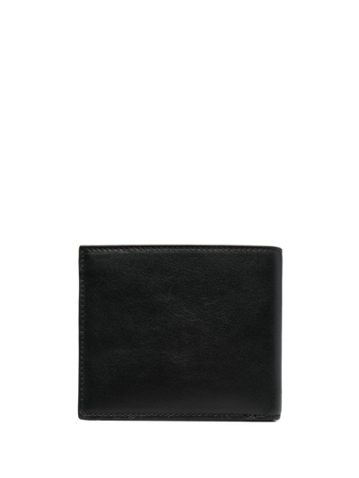 Shop Philipp Plein French Leather Wallet In Black