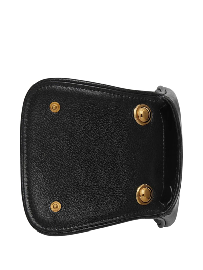 Shop Gucci Blondie Leather Cardholder In Black