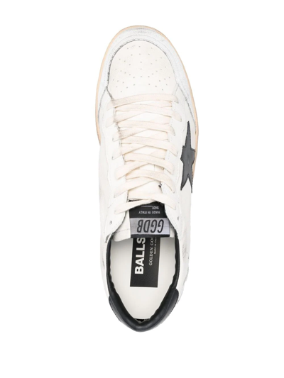 Golden Goose Deluxe Brand Men Ball Star Low-top Leather Sneakers In White