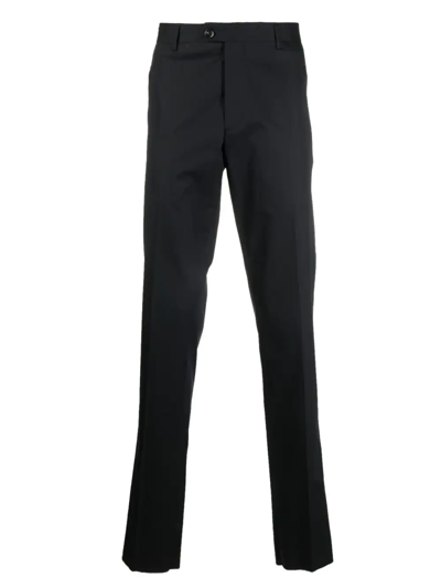 Shop Billionaire Tailored-fit Trousers In Black