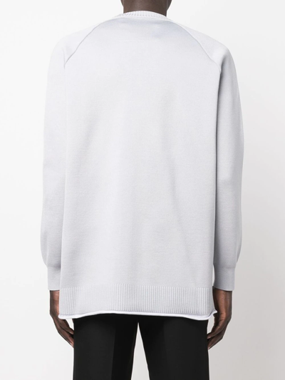 Givenchy Embellished Wool And Silk-blend Cardigan In Grey