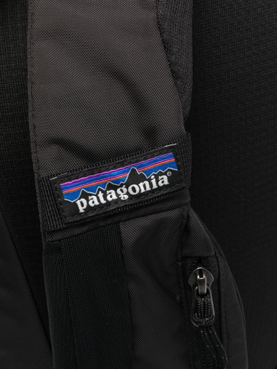 Patagonia Atom Logo-print Sling Backpack In Black