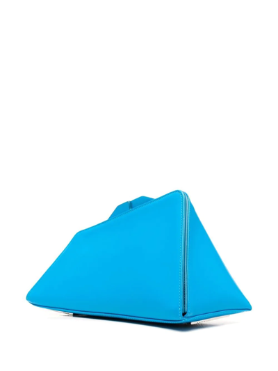 Shop Attico 8.30 Pm Clutch Bag In Blue