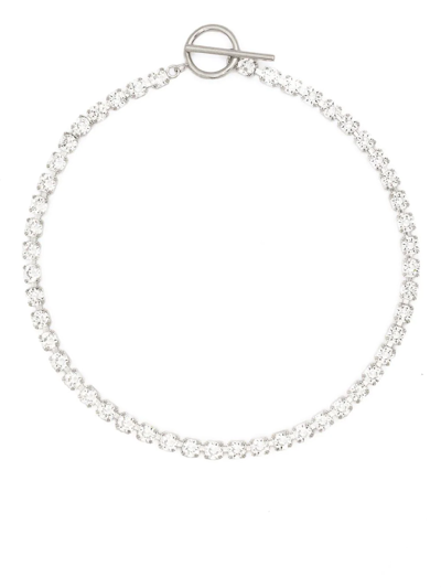 Shop Isabel Marant Silver-tone Hardware Necklace