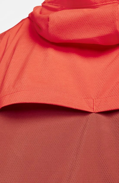 Nike Windrunner Men's Running Jacket In Habanero Red/ Rugged Orange