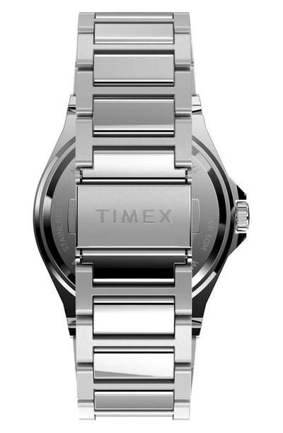 Men s Essex Avenue Stainless Steel Bracelet Watch 40mm In Silver tone