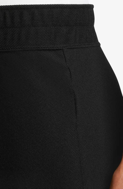 Shop Nike Air Piqué Skirt In Black/white
