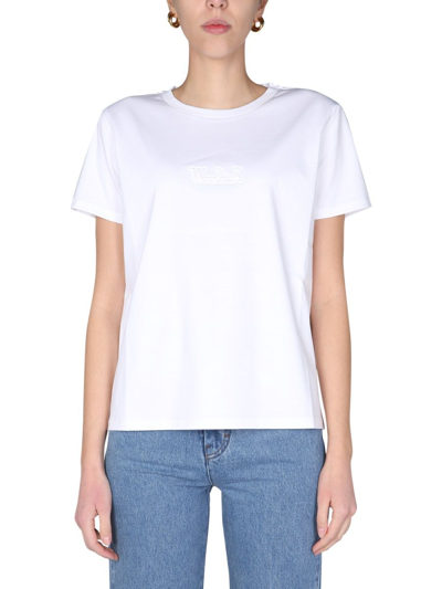Shop Woolrich Women's White T-shirt
