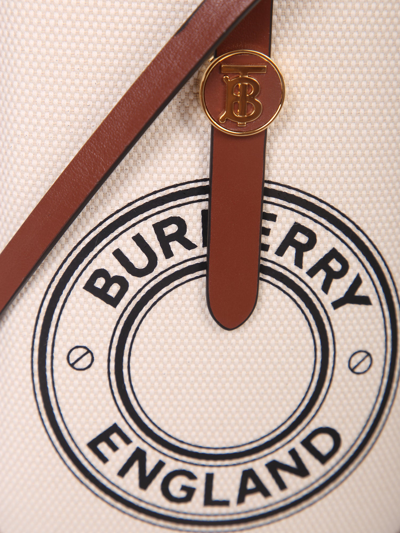Shop Burberry Anne Logo Graphic Print Phone Case In Beige