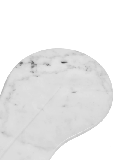 Shop Zaha Hadid Design Cell Marble Platter In 白色