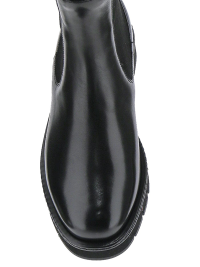 Shop Ferragamo Chelsea Boots In Black