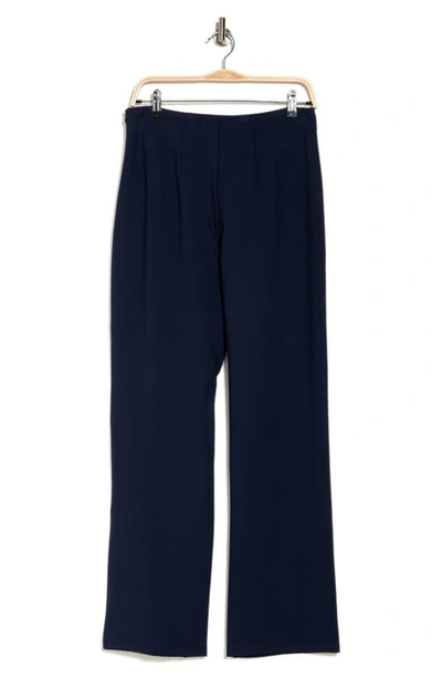 By Design Farah High Waist Wide Leg Pants In Navy Blazer
