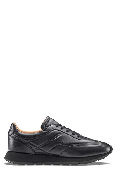 Shop Koio Retro Runner Leather Sneaker In Shadow