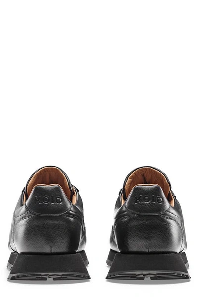 Koio Men's Retro Runner Leather Low-top Sneakers In Shadow