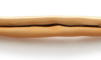 Monica Vinader Gold Siren Muse Bangle In 18ct Gold On Sterling S