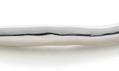 Monica Vinader Siren Muse Recycled Sterling-silver Bangle Bracelet In Sterling Silver