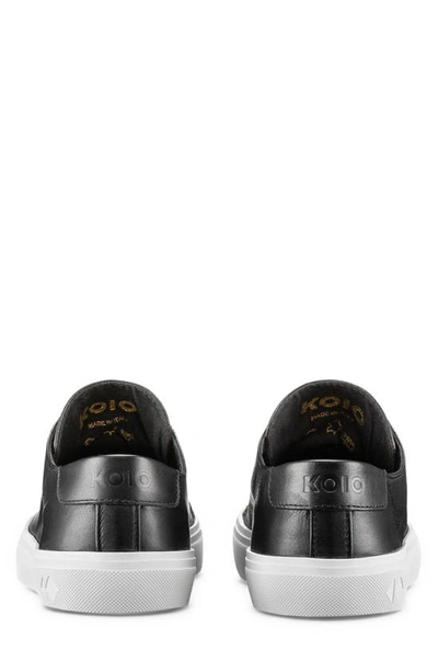 Shop Koio Tivoli Leather Sneaker In Coal