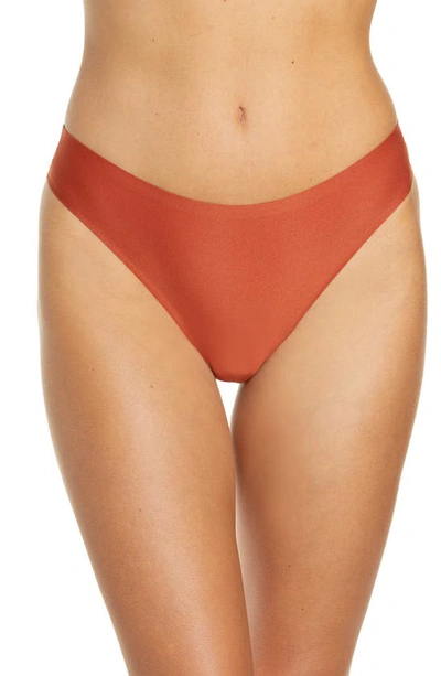 Shop Chantelle Lingerie Soft Stretch Thong In Fox