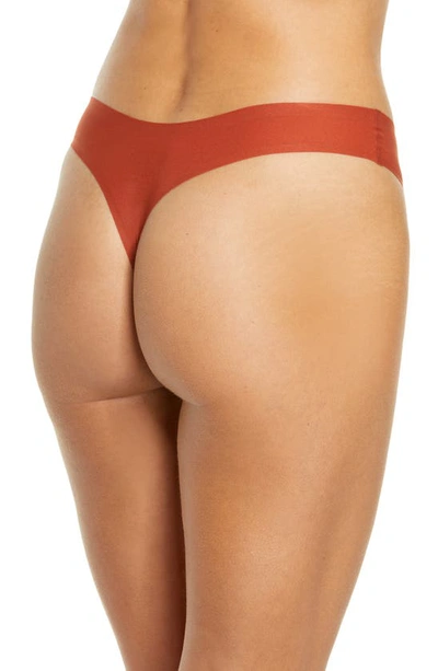 Shop Chantelle Lingerie Soft Stretch Thong In Fox