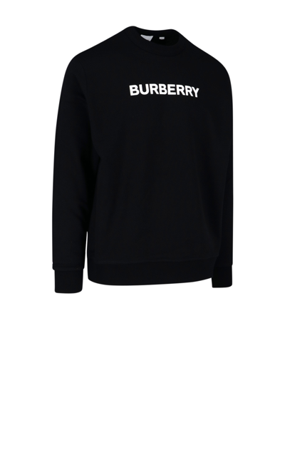 Shop Burberry Logo Crew Neck Sweatshirt