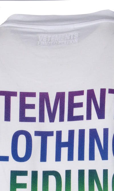 Shop Vetements Logo T-shirt