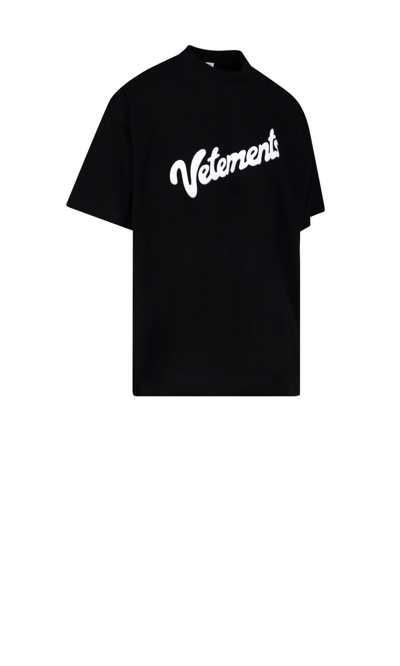 Shop Vetements Logo T-shirt