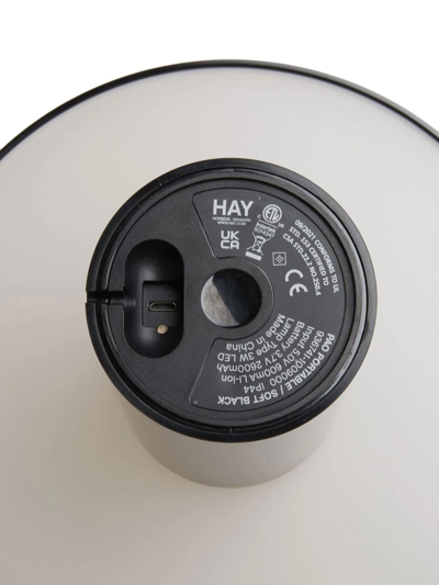 Hay Pao Portable Lamp In Schwarz