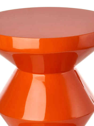 Shop Polspotten Zig Zag Stool In Orange