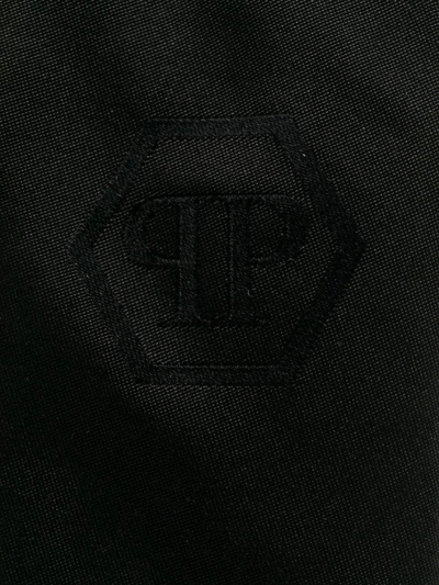 Philipp Plein Logo-jacquard Silk Tie In Schwarz