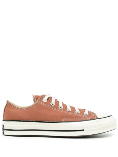 Shop Converse Low-top Sneakers In Braun