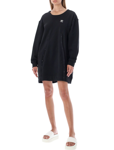 Adidas Originals Always Original Sweatshirt Dress In Black | ModeSens