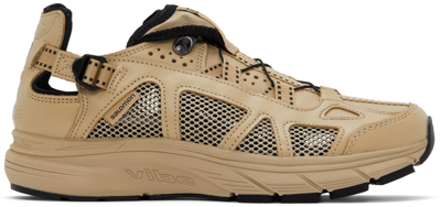 Shop Salomon Tan Leather Techsonic Advanced Sneakers In Safari/safari/black