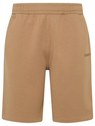 Shop Burberry Cotton Raphael Bermuda Shorts In Beige