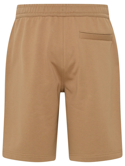 Shop Burberry Cotton Raphael Bermuda Shorts In Beige