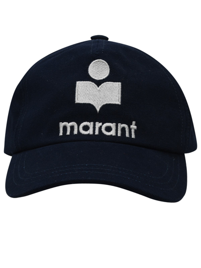 Shop Isabel Marant Cappellino Tyron Logo In Blue