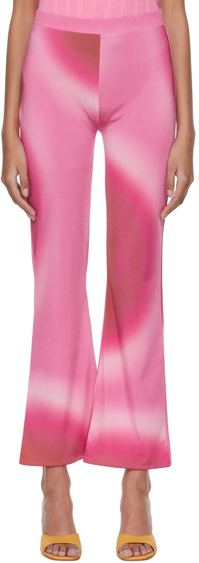 Shop Gimaguas Ssense Exclusive Pink Lea Lounge Pants