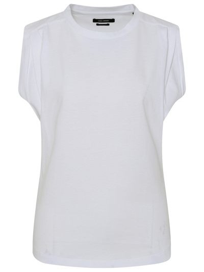 Shop Isabel Marant T-shirt Zutti In Cotone In White