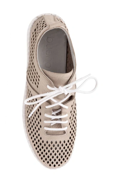 Shop Bueno Dellis Perforated Sneaker In Light Grey