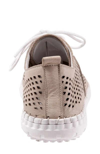 Shop Bueno Dellis Perforated Sneaker In Light Grey