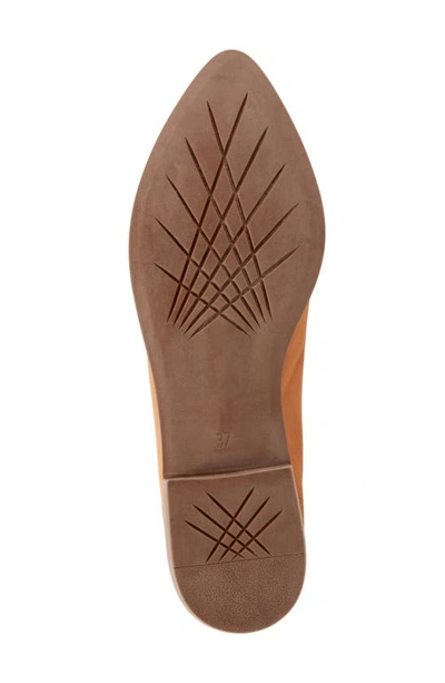 Shop Bueno Blazey Pointed Toe Flat In Tan