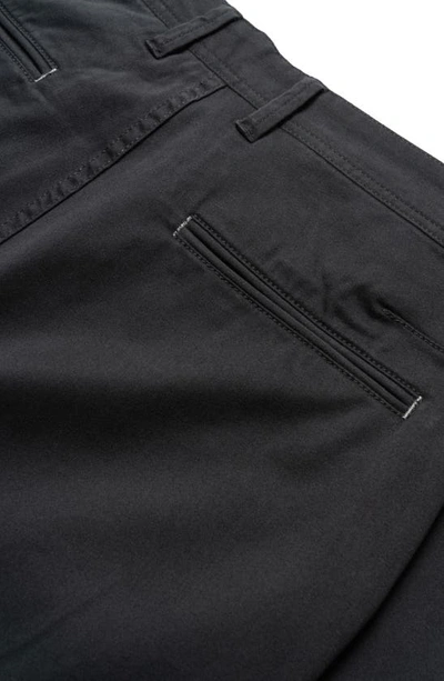 Rodd & Gunn Thomas Road Stretch Cotton Flat Front Chinos In Coal