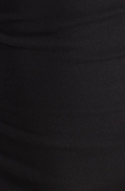 Reformation Alden Funnel Neck Dress In Black